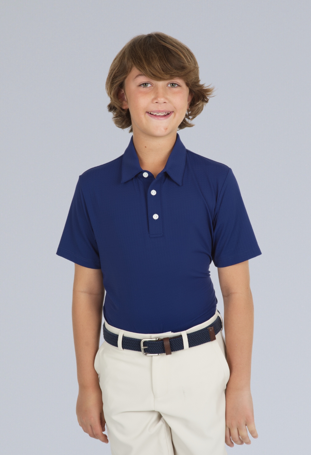 Youth Solid Short Sleeve Polo
